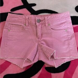 American Eagle Pink Women's Corduroy Shorts